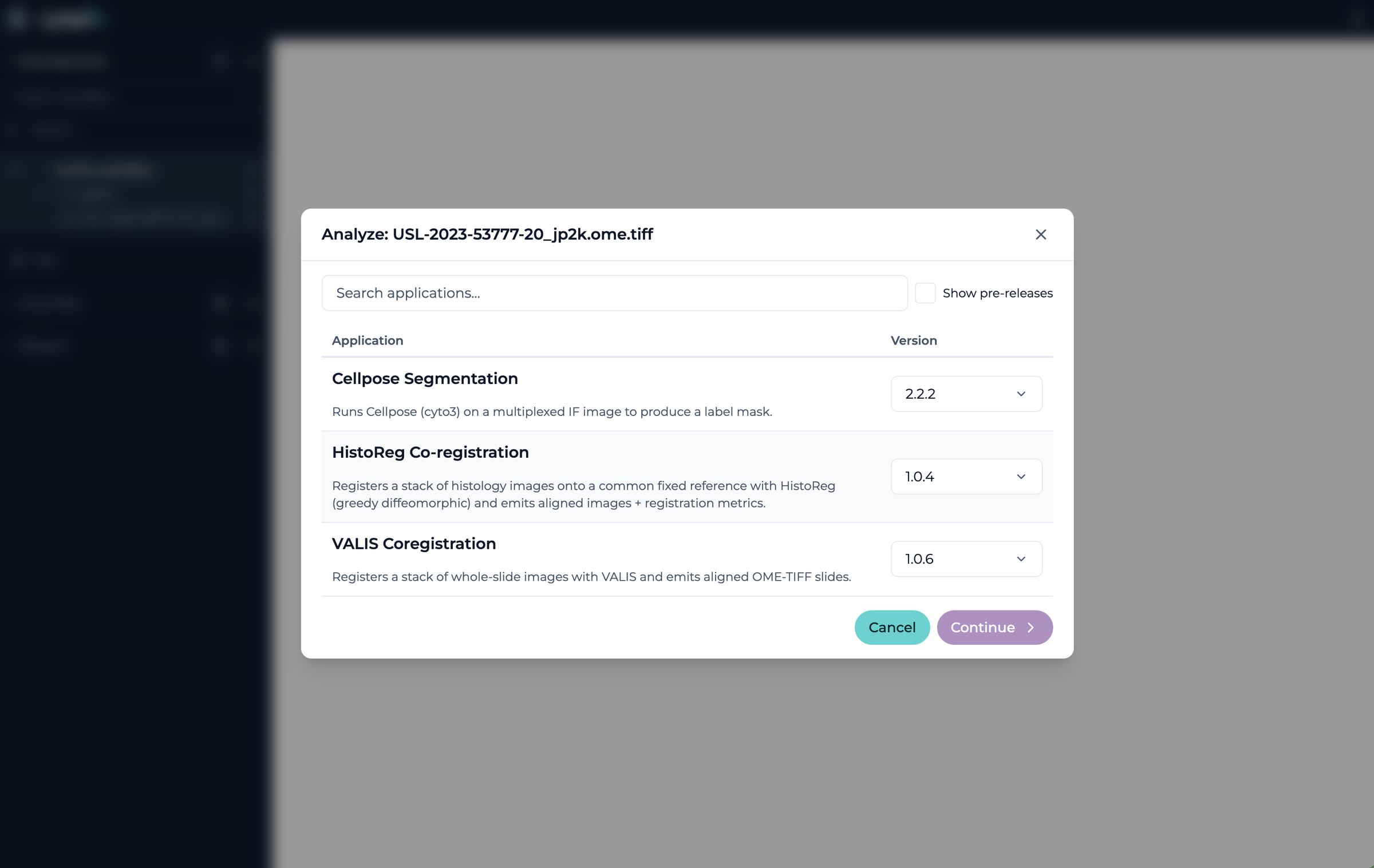 Your algorithms, your registry.