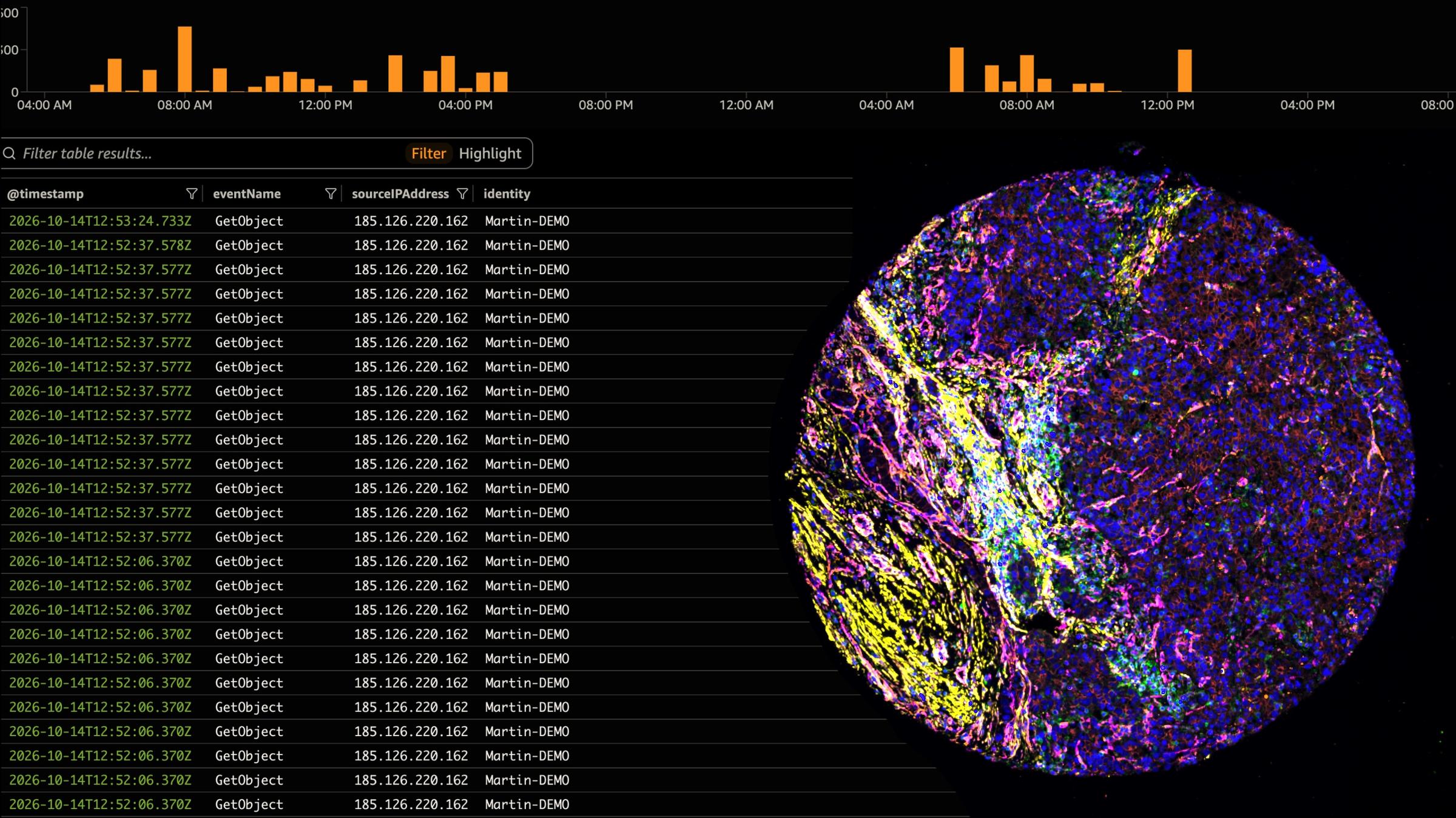Who opened that slide? Audit logs in pathology image management